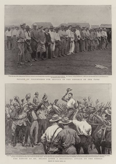 De verdediging van Buluwayo door Frank Dadd